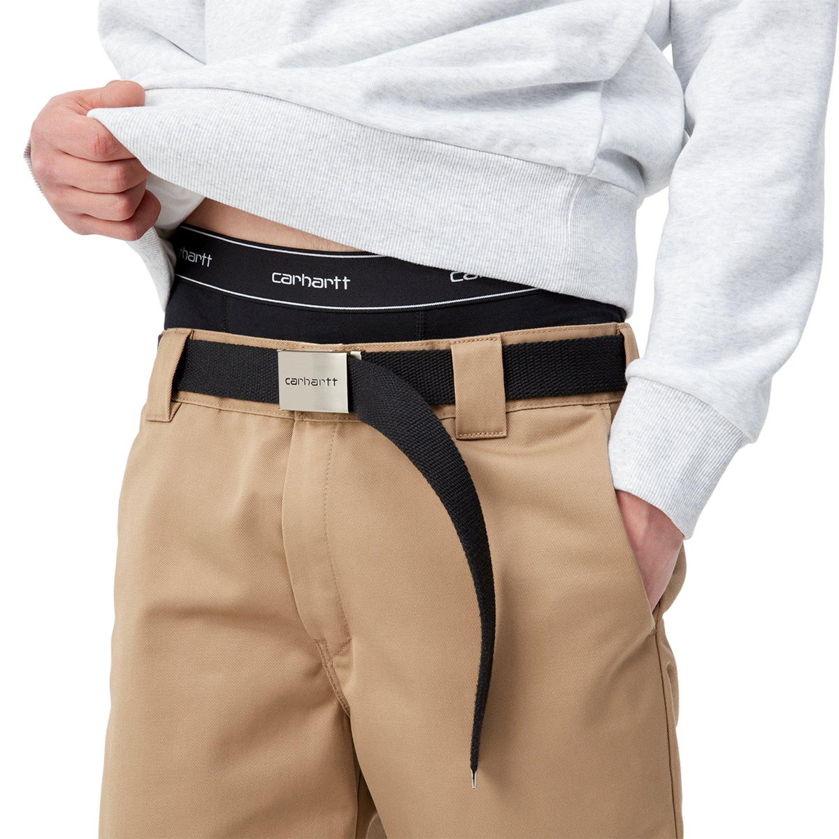 Carhartt WIP Cotton Trunks Black + Black