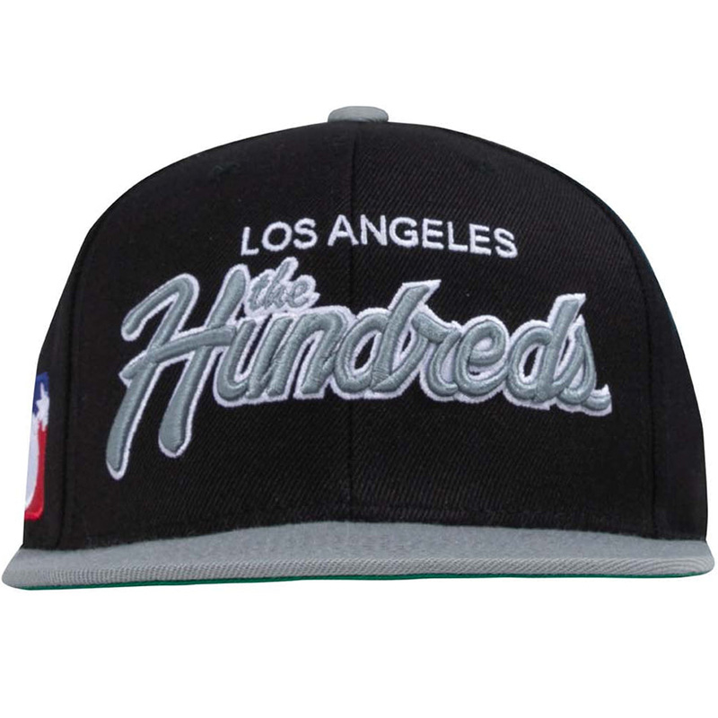 The Hundreds Team 2 Snapback Cap Black