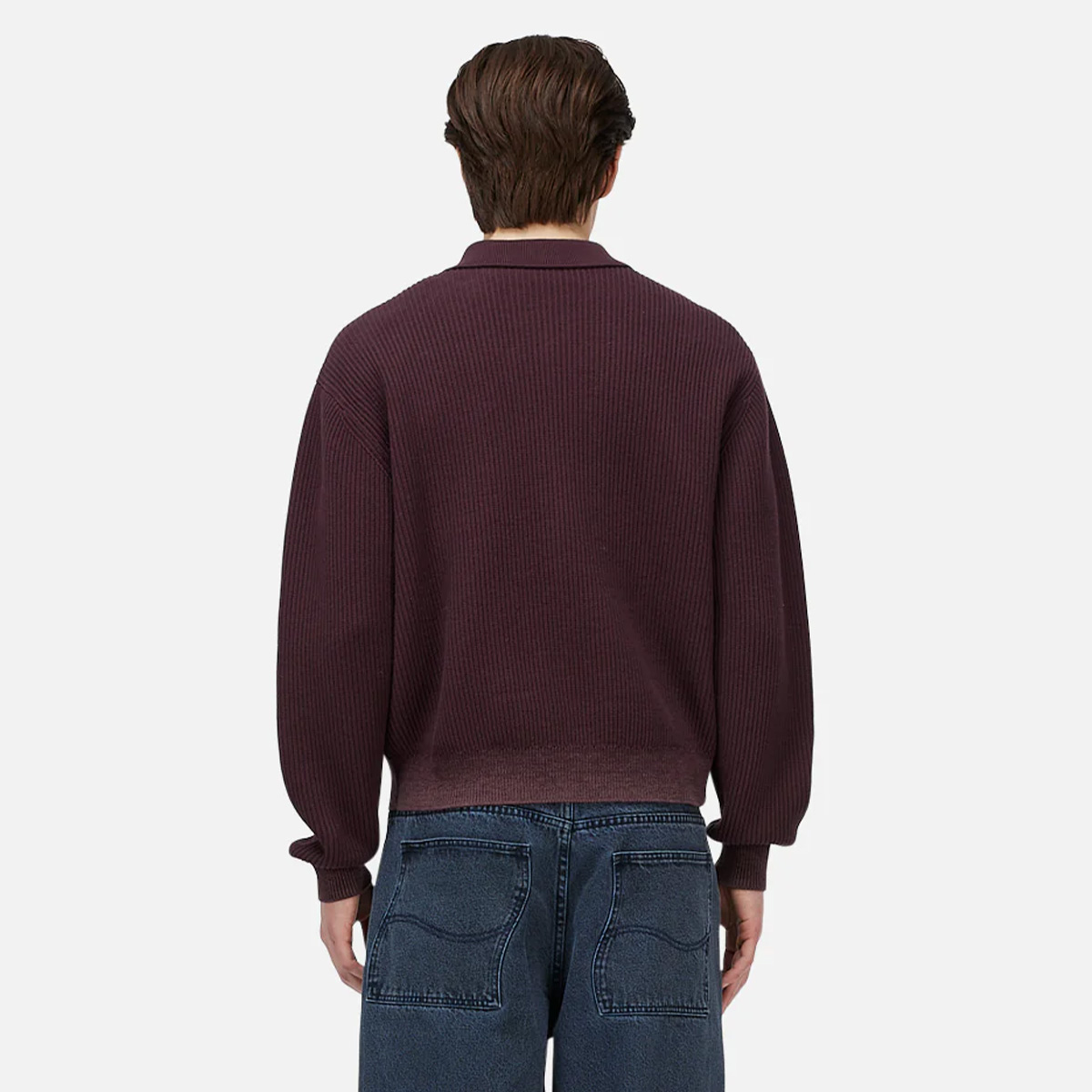 Dime Double Zip Knit Wine