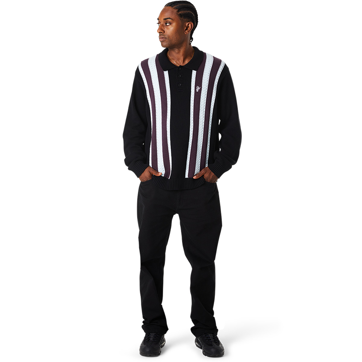 HUF Cambridge Sweater Black HUF Cambridge Sweater Black