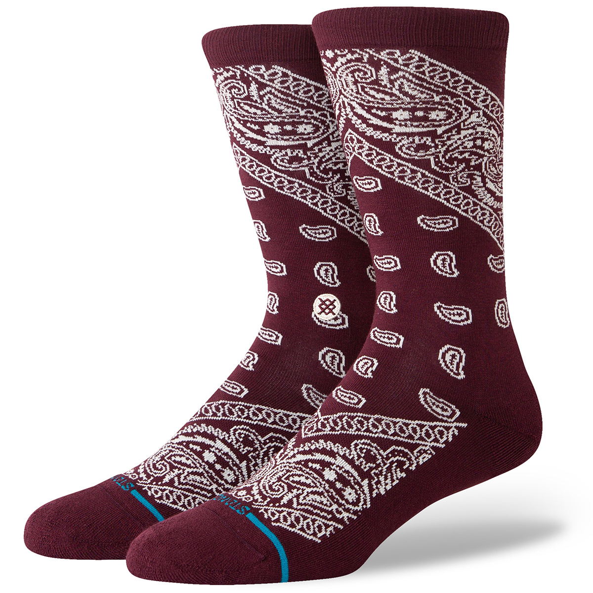 Stance Barrio Crew Socks Wine