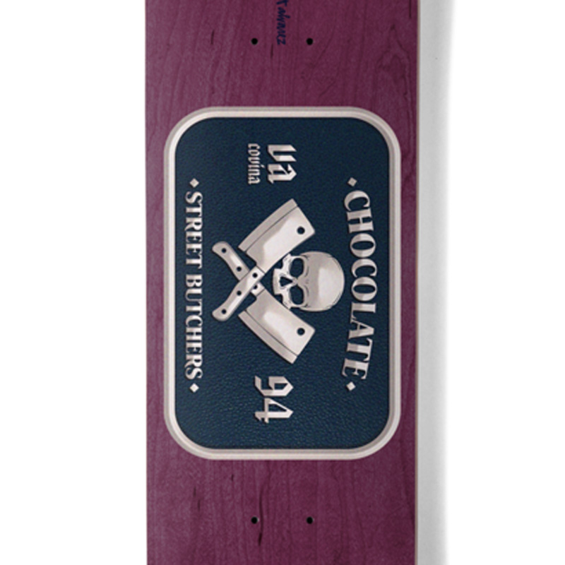Chocolate Alvarez Car Club Skateboard Deck 8.0 Chocolate Alvarez Car Club Skateboard Deck 8.0