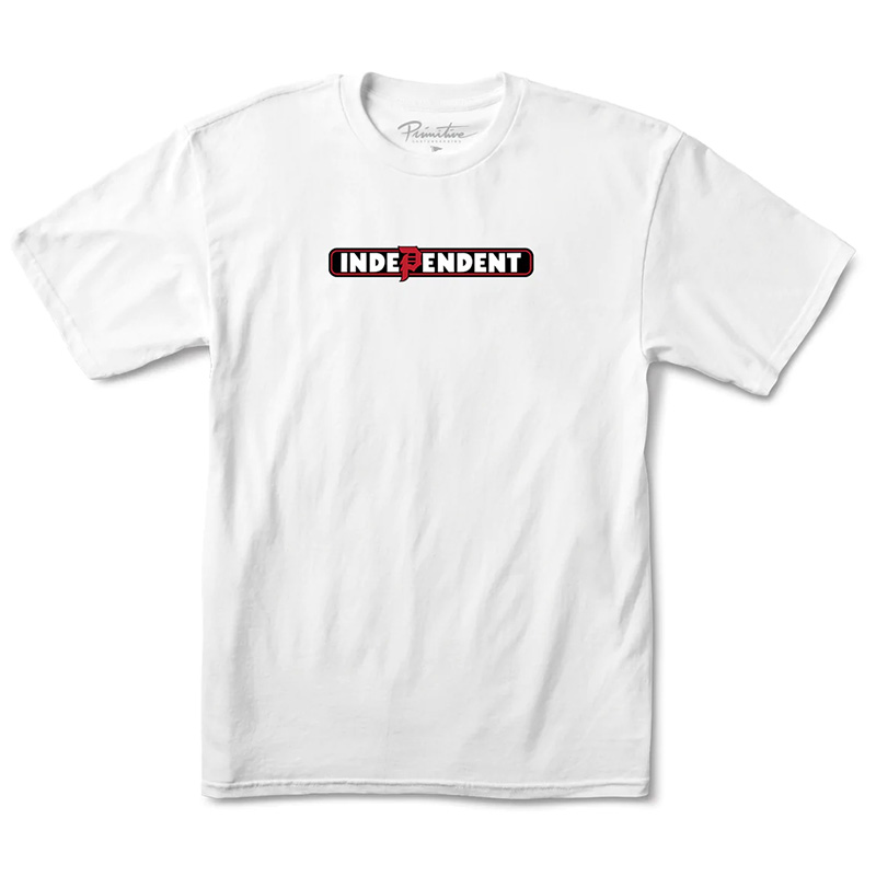 Primitive X Independent Bar T-Shirt White Primitive X Independent Bar T-Shirt White