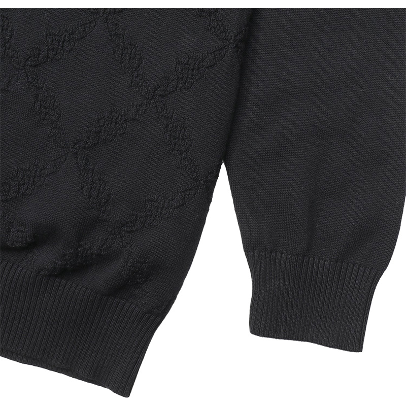 Pass-Port Brasco Zip Longsleeve Knit Black Pass-Port Brasco Zip Longsleeve Knit Black