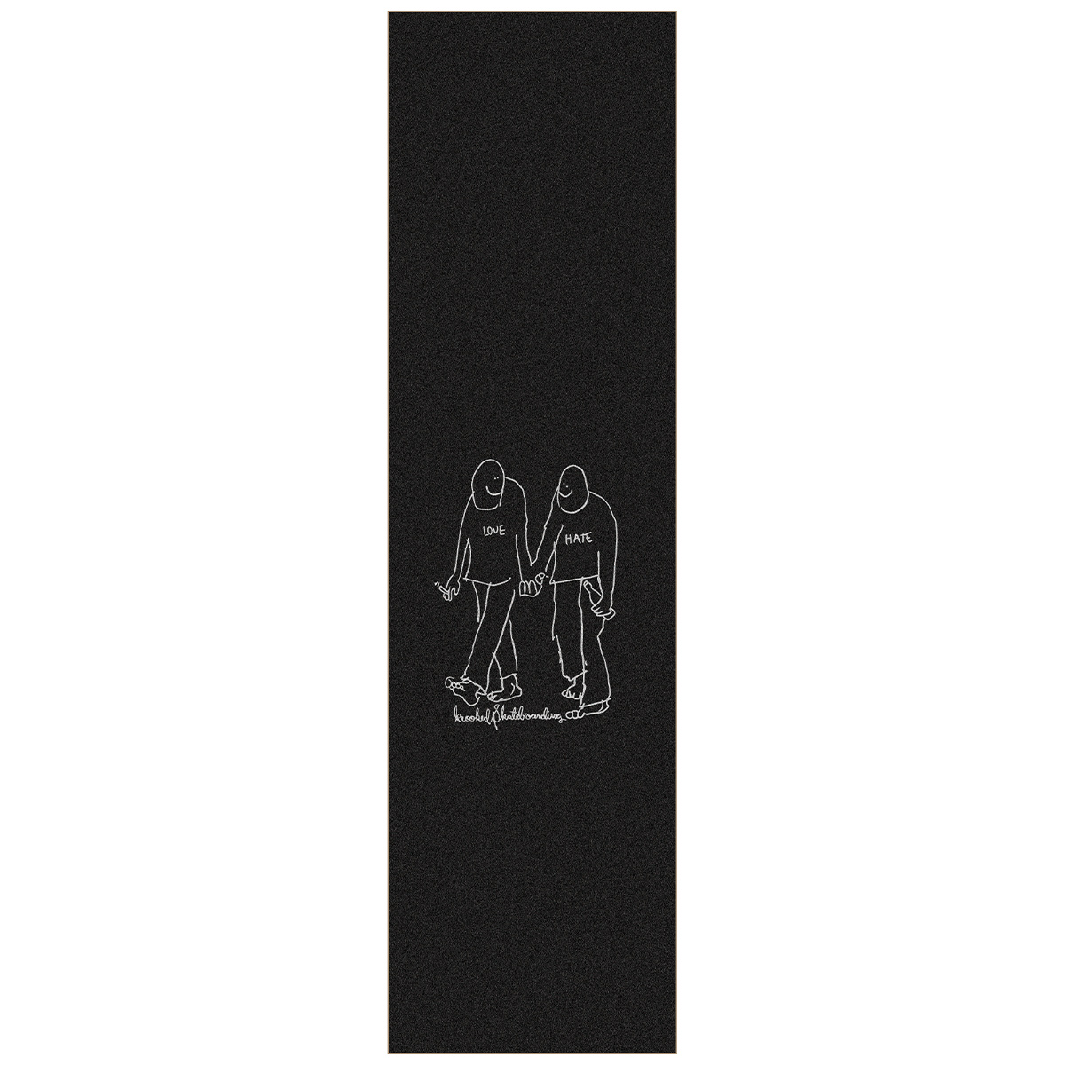 Krooked Love Hate Griptape Sheet Krooked Love Hate Griptape Sheet