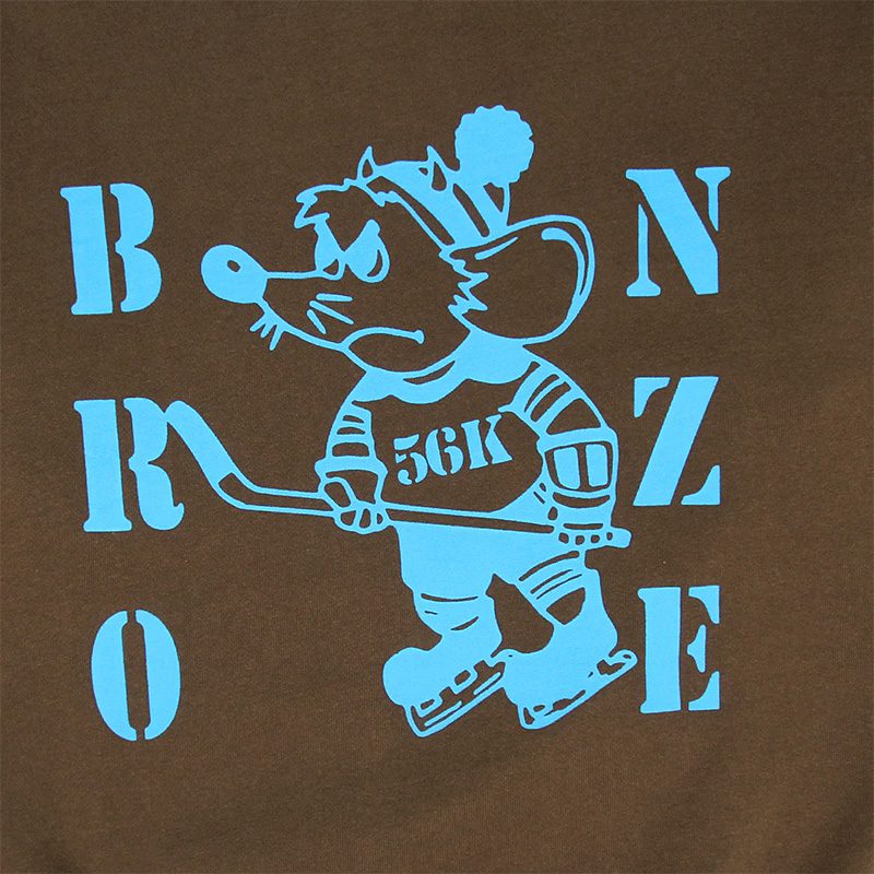 BRONZE 56K Rat Crewneck Crewneck Sweater Brown BRONZE 56K Rat Crewneck Crewneck Sweater Brown