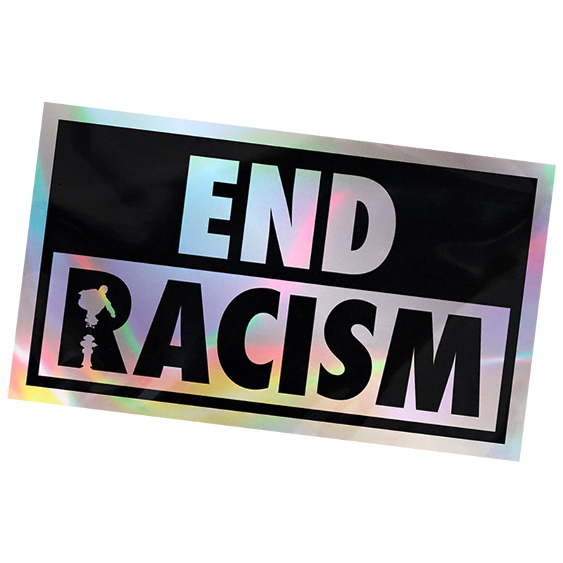 Real End Racism Prism Sticker