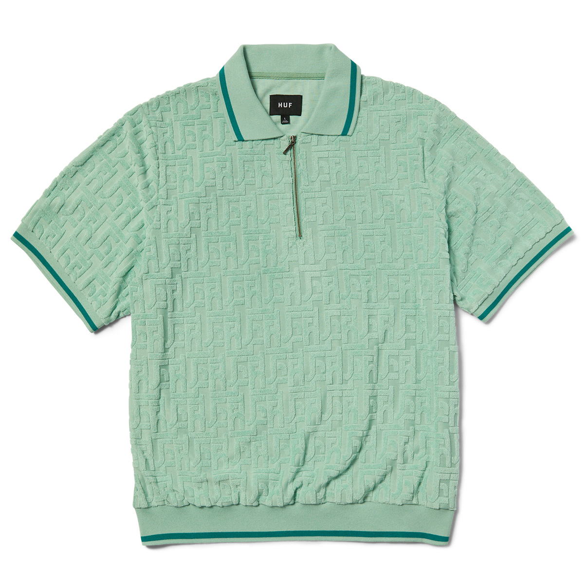HUF Tether Jacquard Terry Top Jade