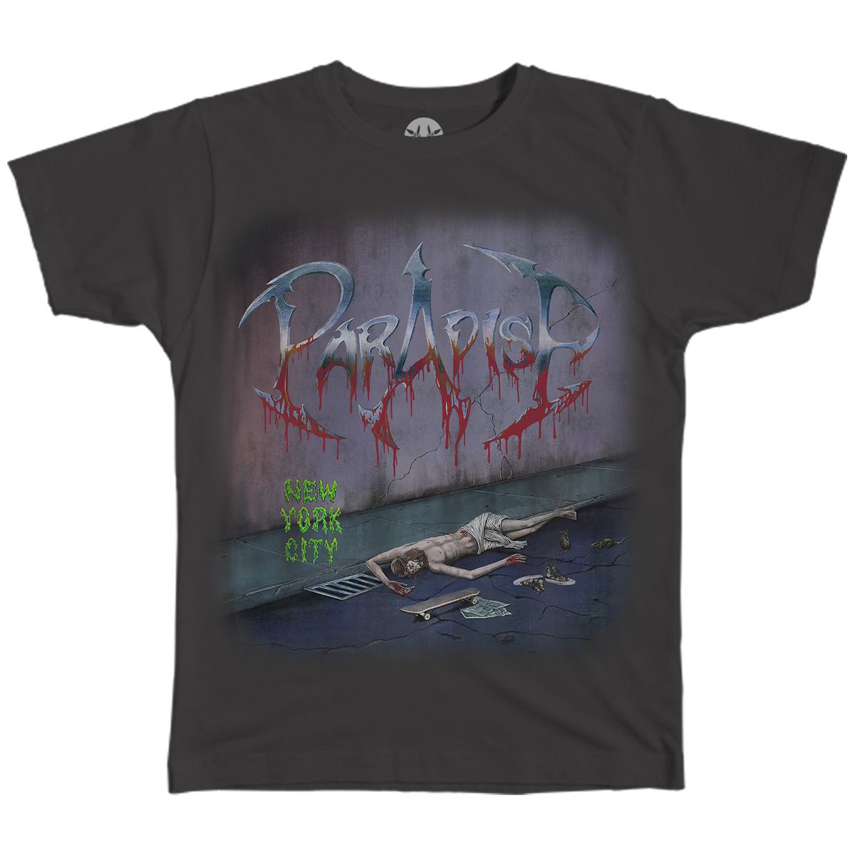 Paradise NYC Obituary T-shirt Black Paradise NYC Obituary T-shirt Black