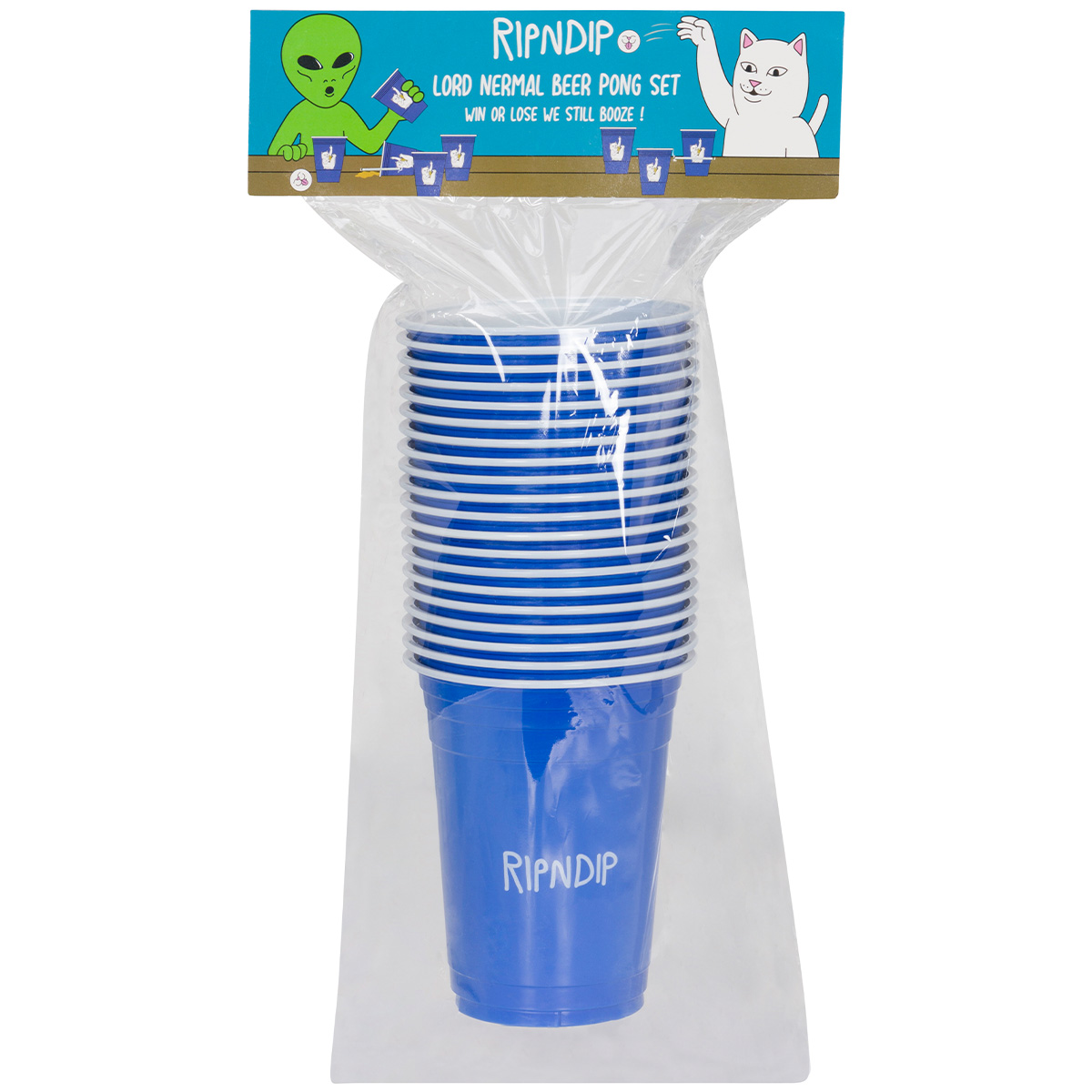 RIPNDIP Lord Nermal Beer Pong Set Blue