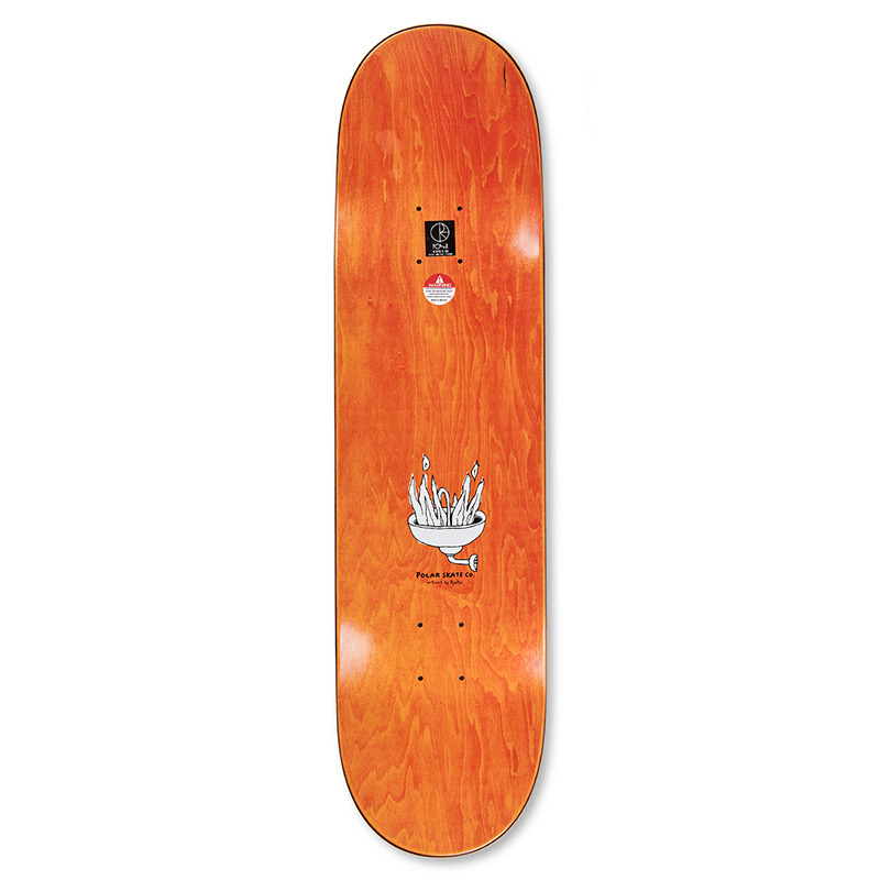 Polar Hjalte Halberg Burning Sink Skateboard Deck 8.25 Polar Hjalte Halberg Burning Sink Skateboard Deck 8.25