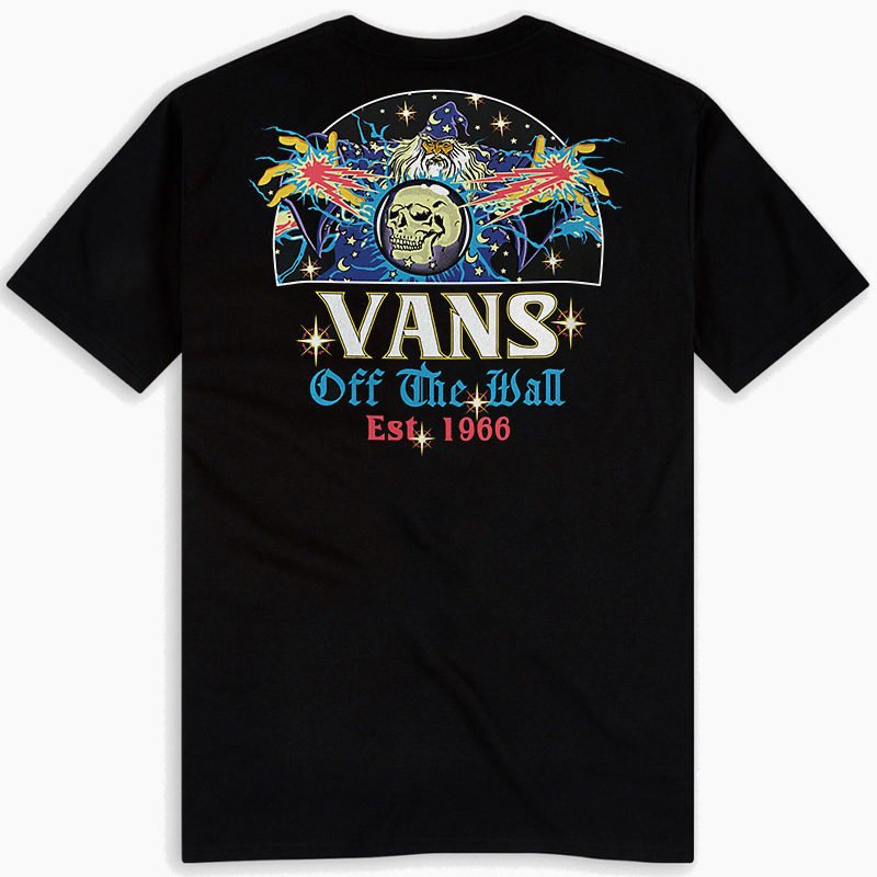 Vans Kids Glow Wizard T-Shirt Black (8-14 years) Vans Kids Glow Wizard T-Shirt Black (8-14 years)