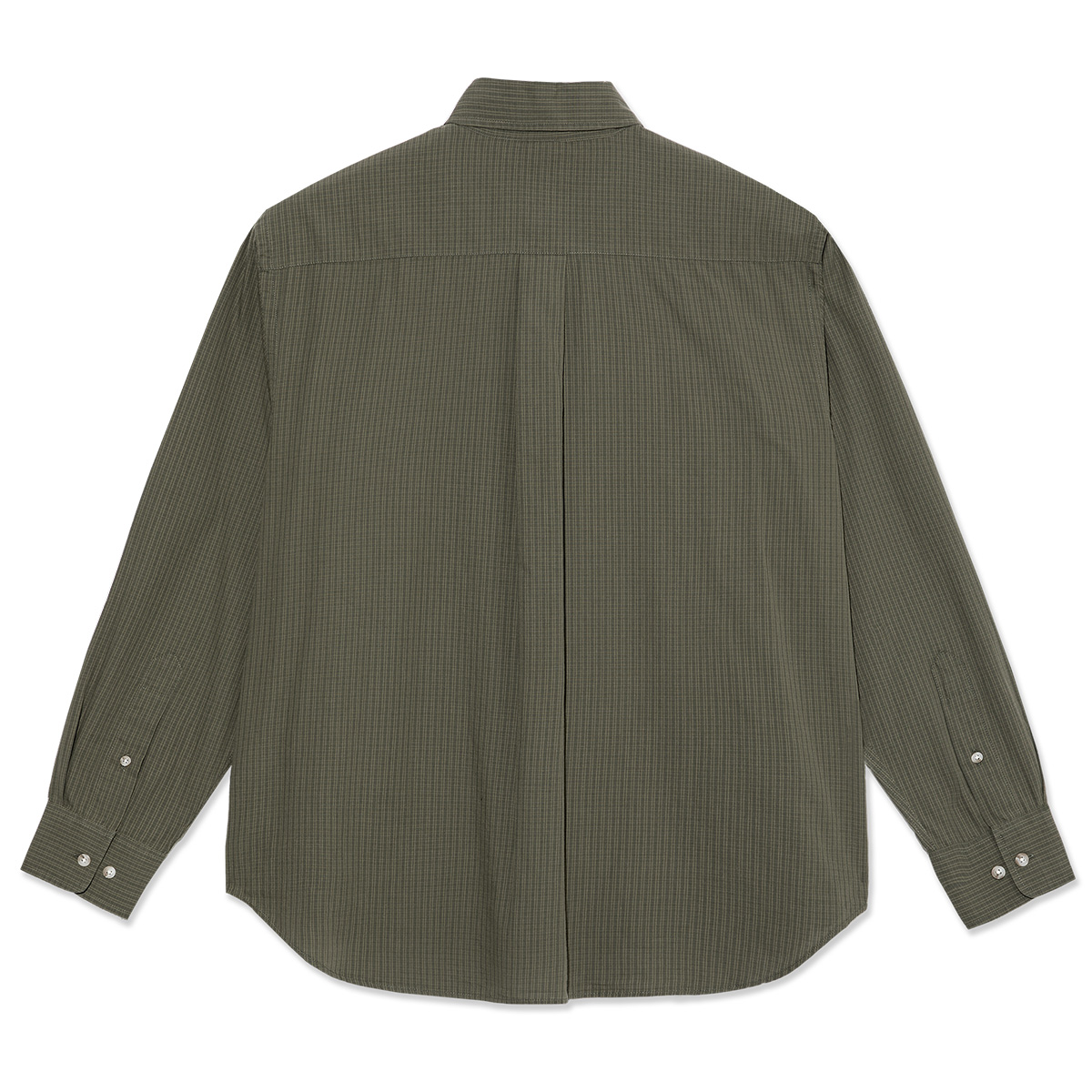 Polar Ben Longsleeve Shirt Army Green Check