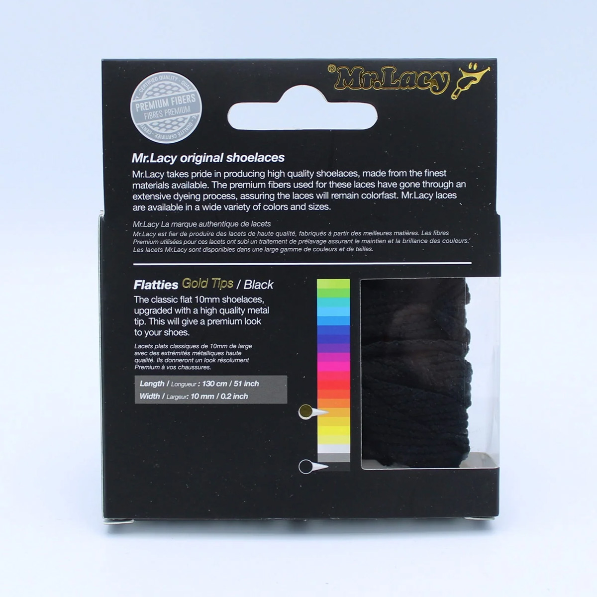 Mr.Lacy Flatties Metal Tip Black/Gold Mr.Lacy Flatties Metal Tip Black/Gold