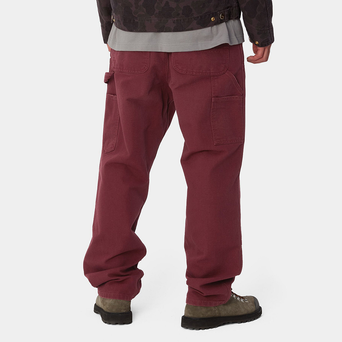 Carhartt WIP Double Knee Pant Malbec Aged Canvas Carhartt WIP Double Knee Pant Malbec Aged Canvas