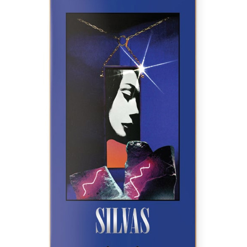 Primitive Silvas Blue Bell Skateboard Deck Blue 8.0