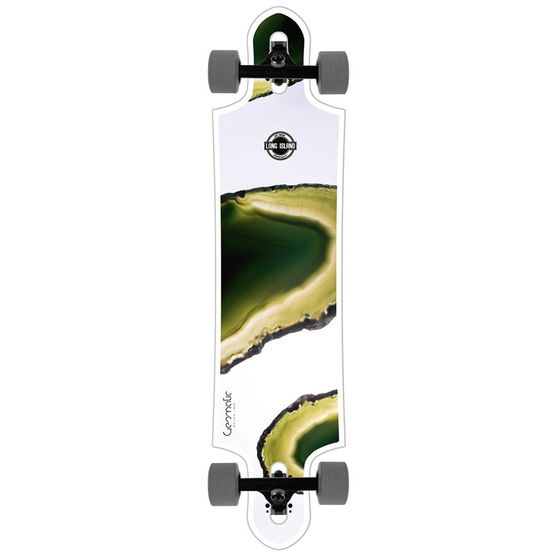 Long Island Geomatic Complete Drop Through Longboard 39.8