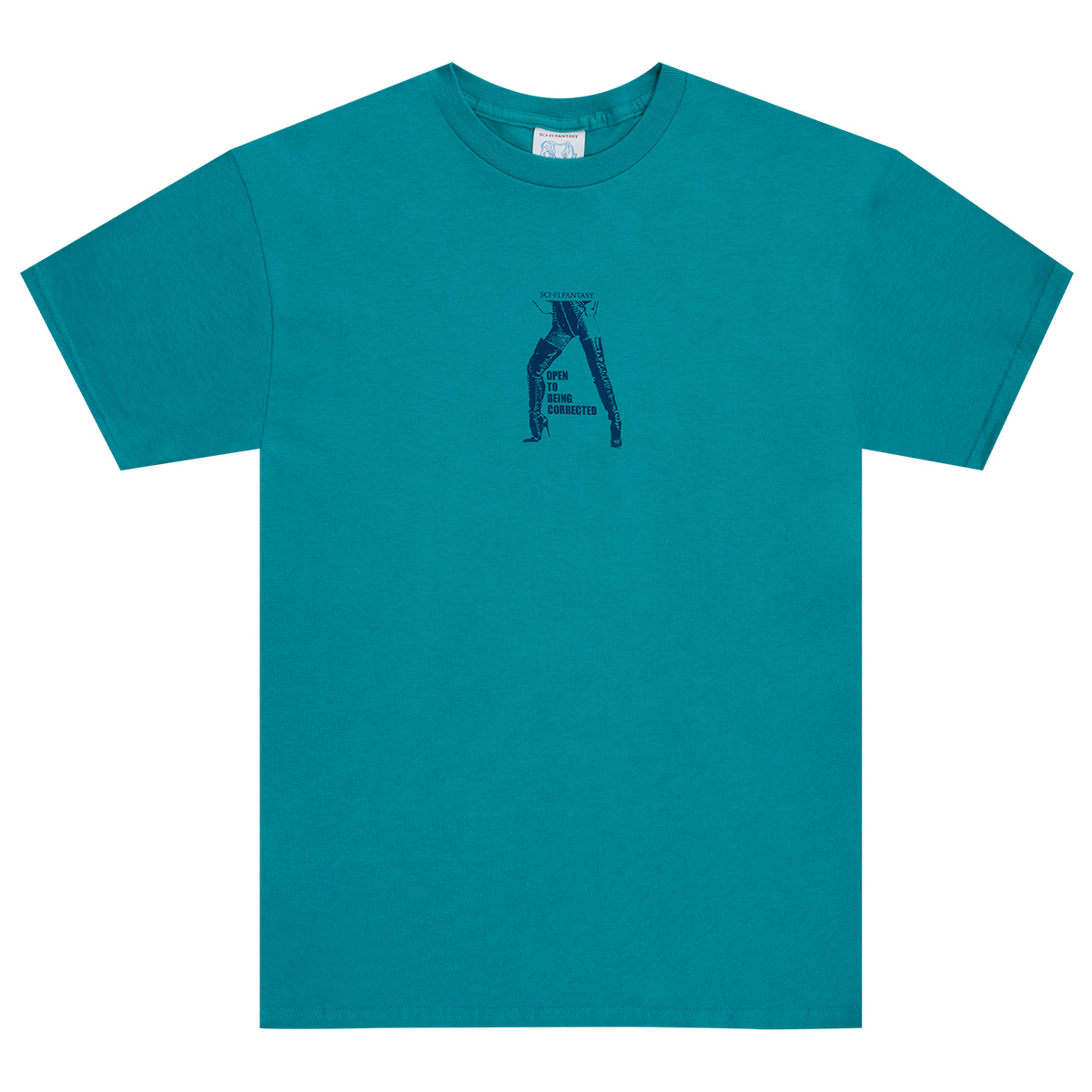 Sci-Fi Open To Being Corrected T-Shirt Jade