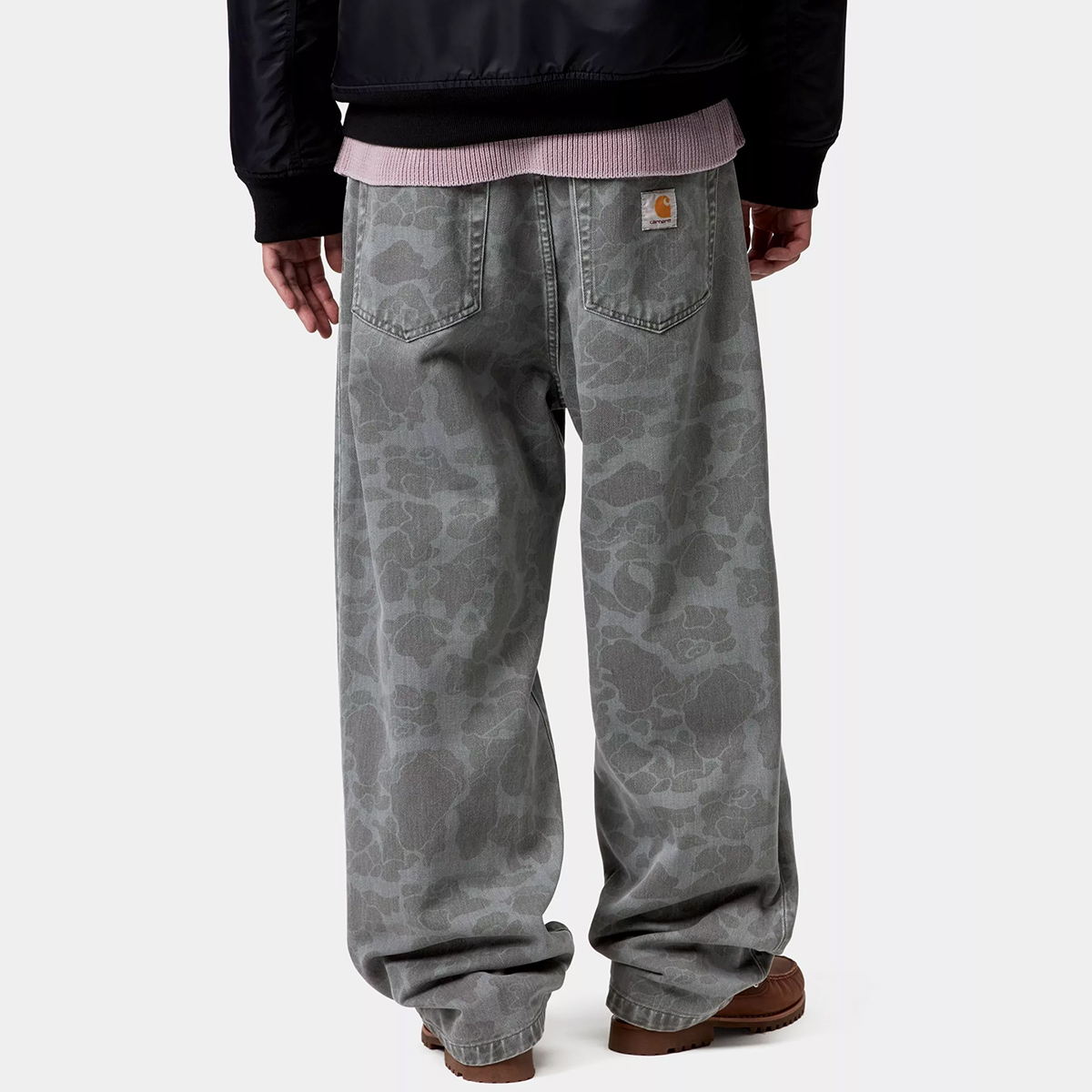 パンツ carhartt wip duck landon pants 32 Carhartt WIP Duck Landon Pant Camo Duck Black Heavy Bleached