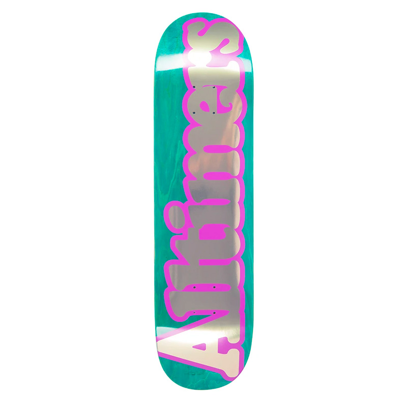 Alltimers Purple Broadway Skateboard Deck Purple 8.25