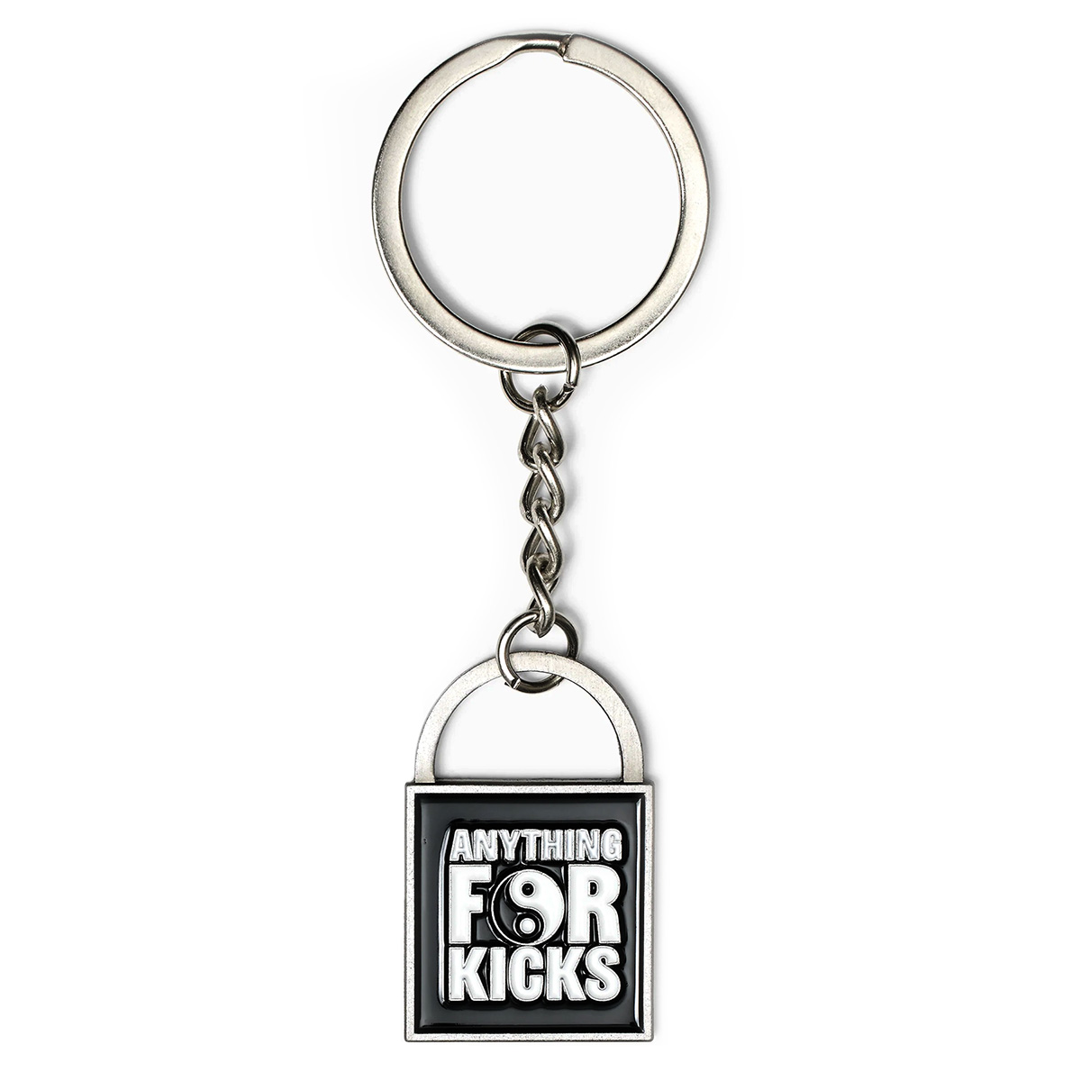 Rassvet Lock Key Chain Metal Black