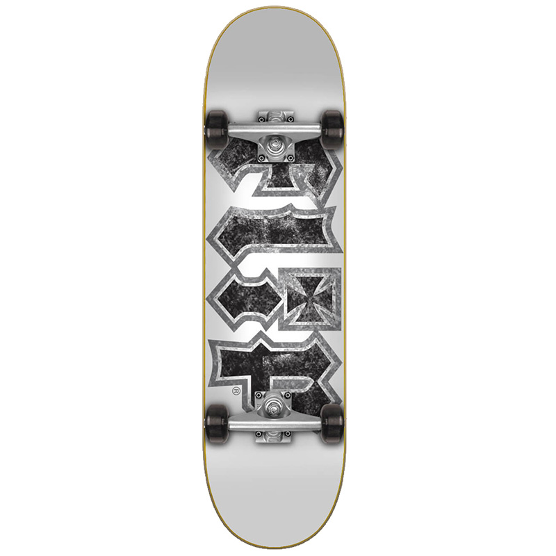 Flip HKD Thrashed White Complete Skateboard 7.75 Flip HKD Thrashed White Complete Skateboard 7.75