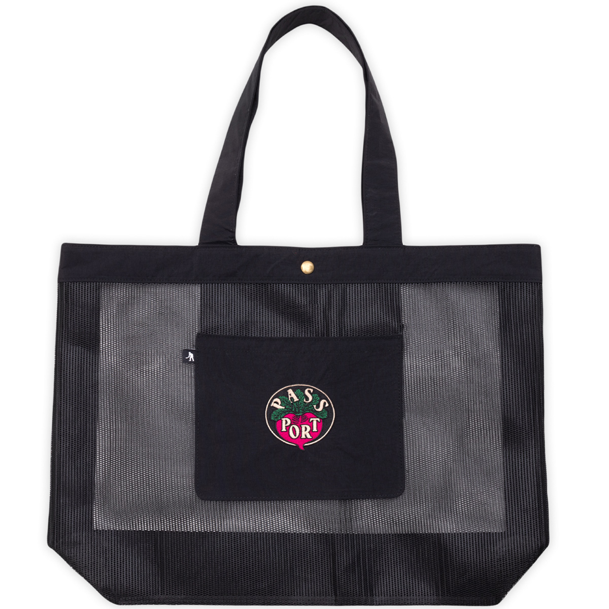 Pass Port Radish RPET Mesh Tote Bag Black Pass Port Radish RPET Mesh Tote Bag Black