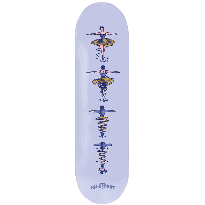 Pass-Port Spin Me Round Corkscrew Skateboard Deck 8.25 Pass-Port Spin Me Round Corkscrew Skateboard Deck 8.25