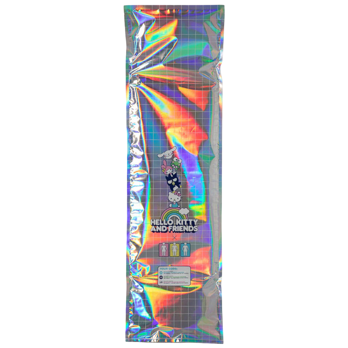Girl Geering Hello Kitty & Friends Rainbow Skateboard Deck Blind Bag 8.0