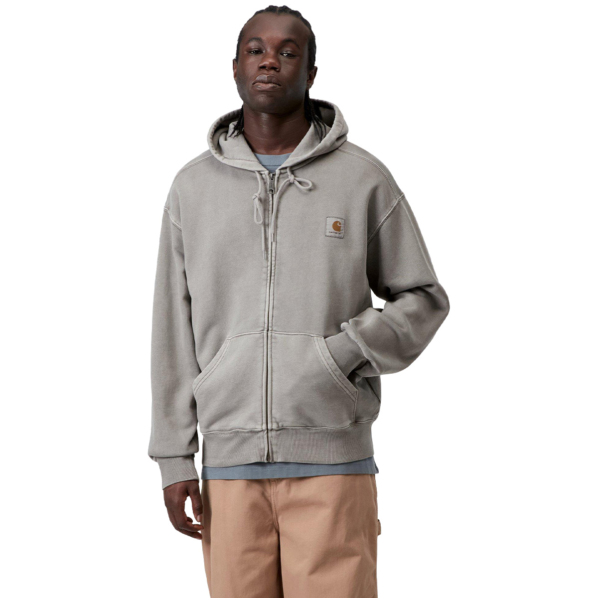 Carhartt WIP Nelson Hooded Jacket Yosemite Garment Dyed