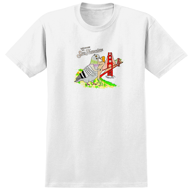Anti Hero Pigeon Vision Porous T-Shirt White