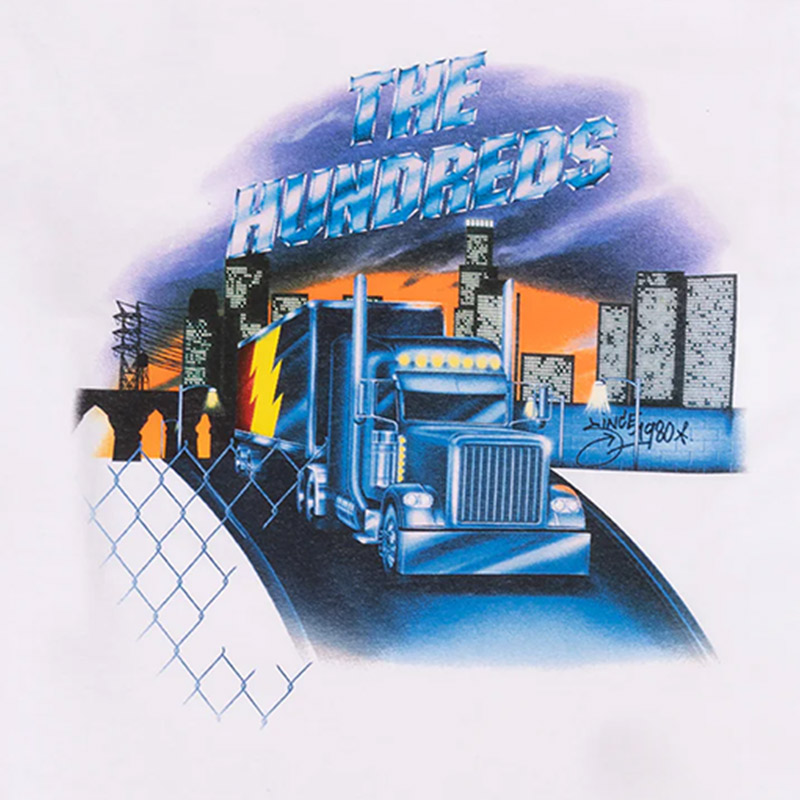 The Hundreds Trucker T-Shirt White The Hundreds Trucker T-Shirt White