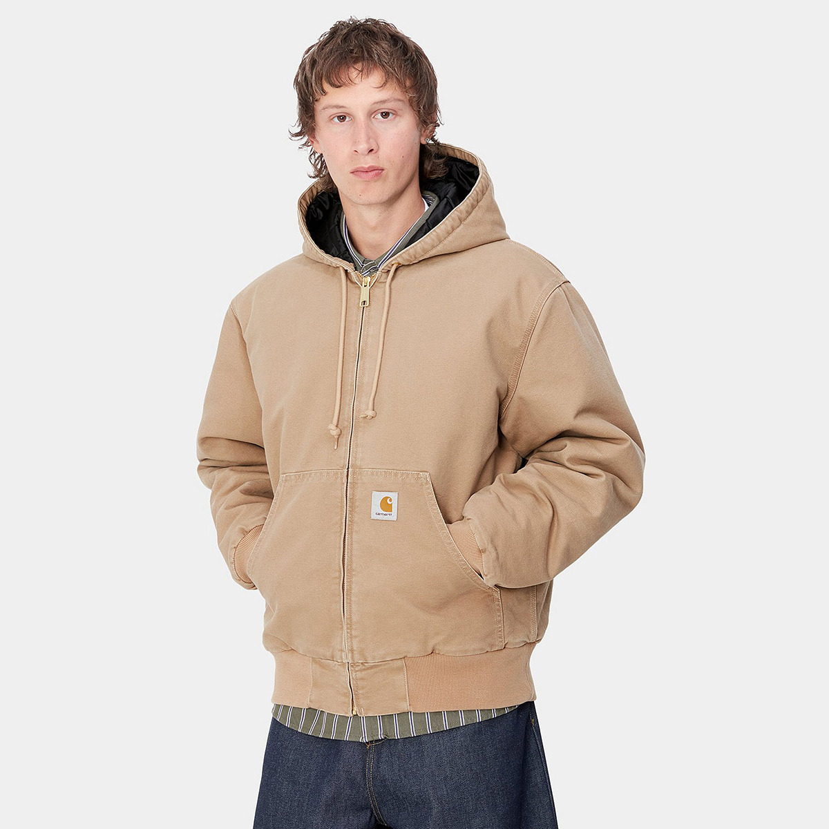 Carhartt WIP OG Active Jacket Peanut Aged Canvas Carhartt WIP OG Active Jacket Peanut Aged Canvas