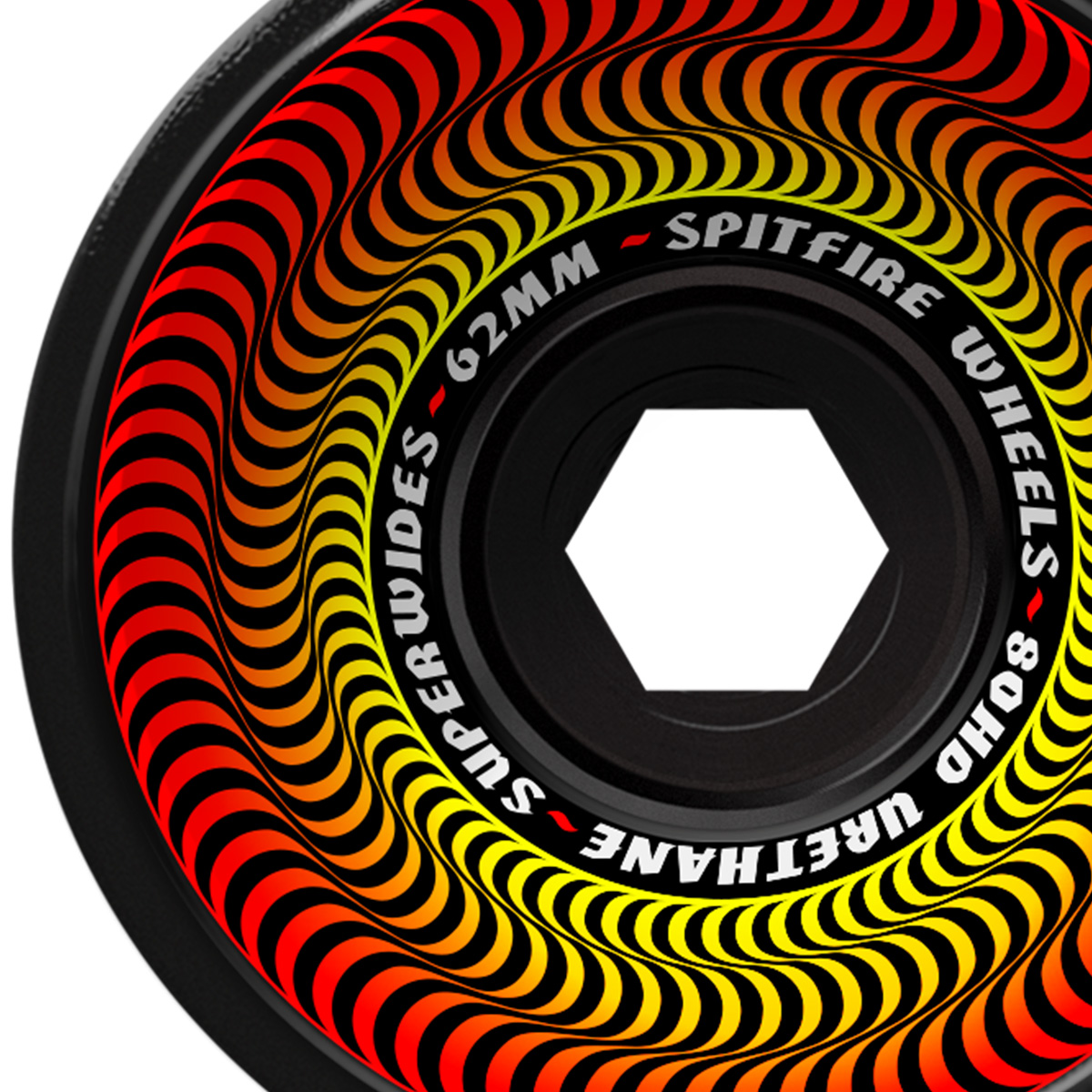 Spitfire 80HD Superwides Wheels Black 62mm Spitfire 80HD Superwides Wheels Black 62mm