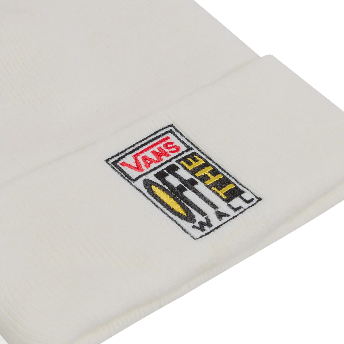 Vans Ave Tall Cuff Beanie White