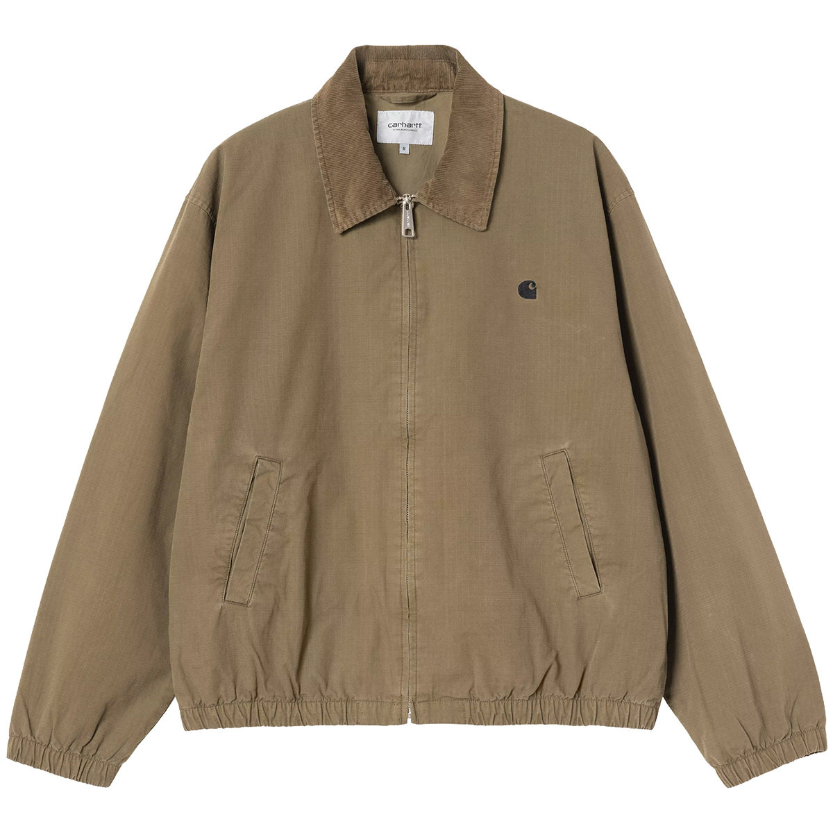 Carhartt WIP Madison Ripstop Jacket Dark Beech/Black Garment Dyed