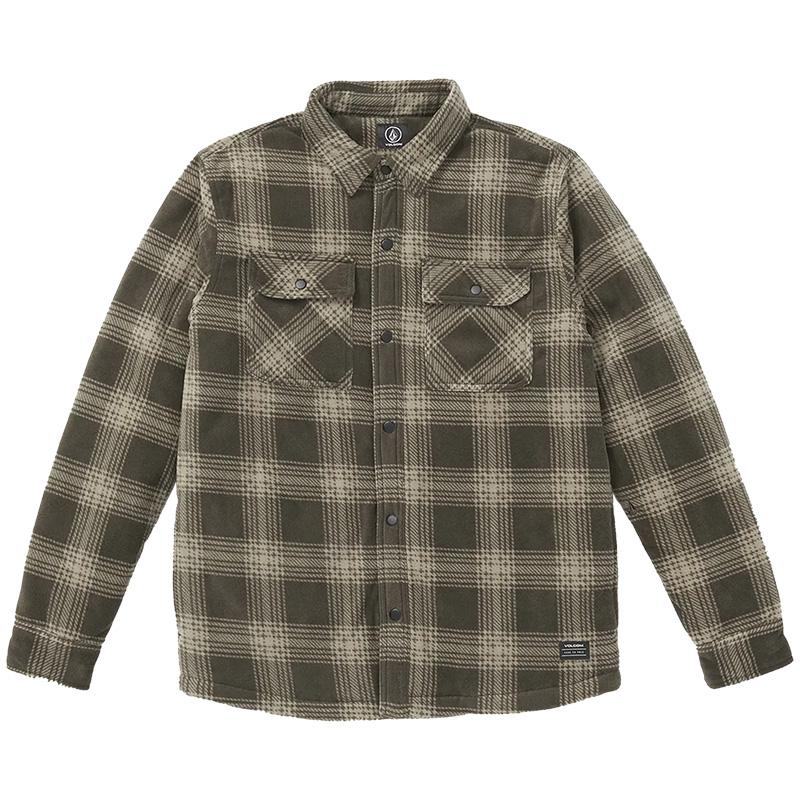 Volcom Bowered Fleece longsleeve Shirt Wren