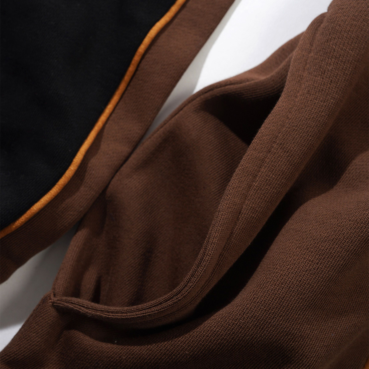 Butter Goods Outline Zip-Thru Top Black/Chocolate Butter Goods Outline Zip-Thru Top Black/Chocolate