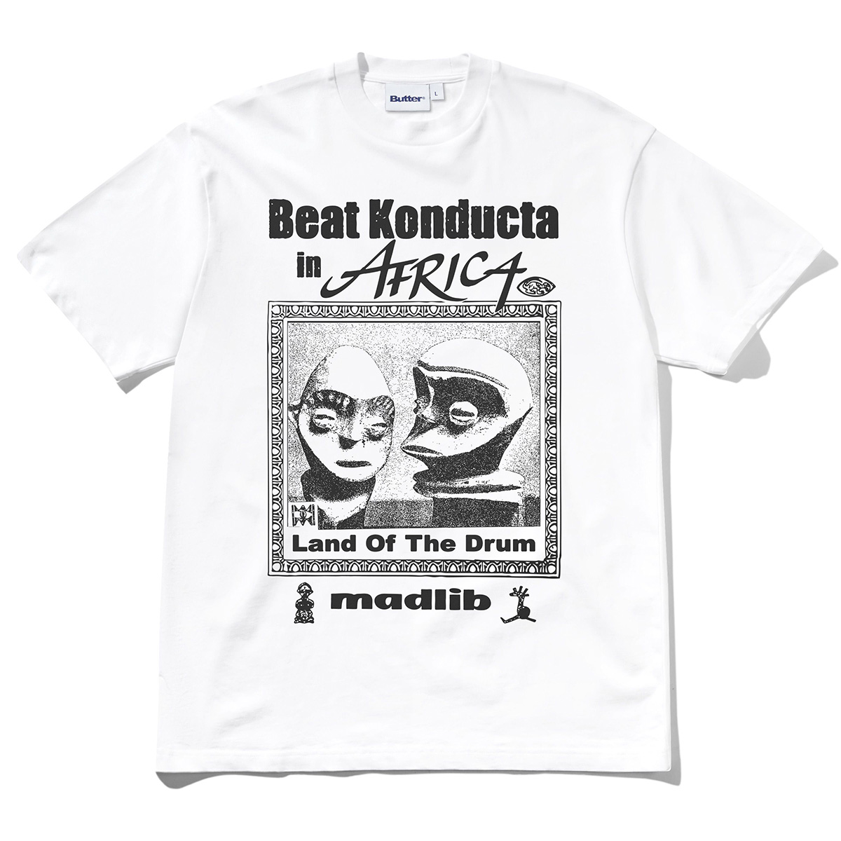 Butter Goods x Madlib Africa T-shirt White