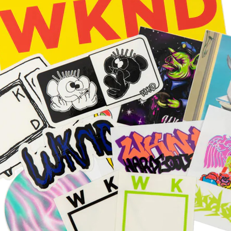 WKND Assorted Sticker Pack (12 Assorted Stickers) Assorted WKND Assorted Sticker Pack (12 Assorted Stickers) Assorted