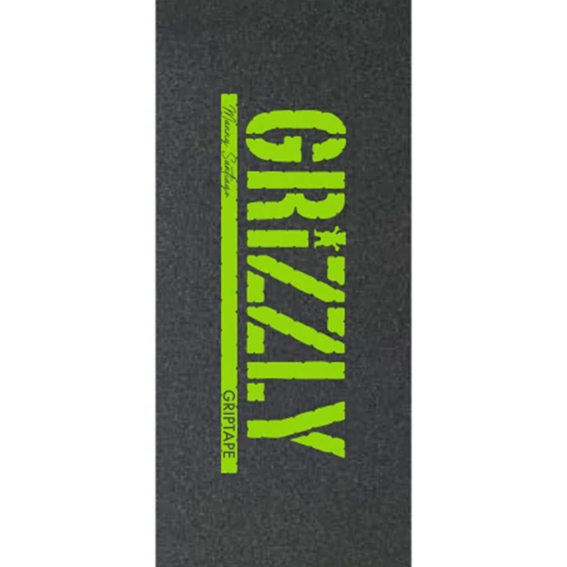 Grizzly Manny Santiago Signature Griptape Sheet Green