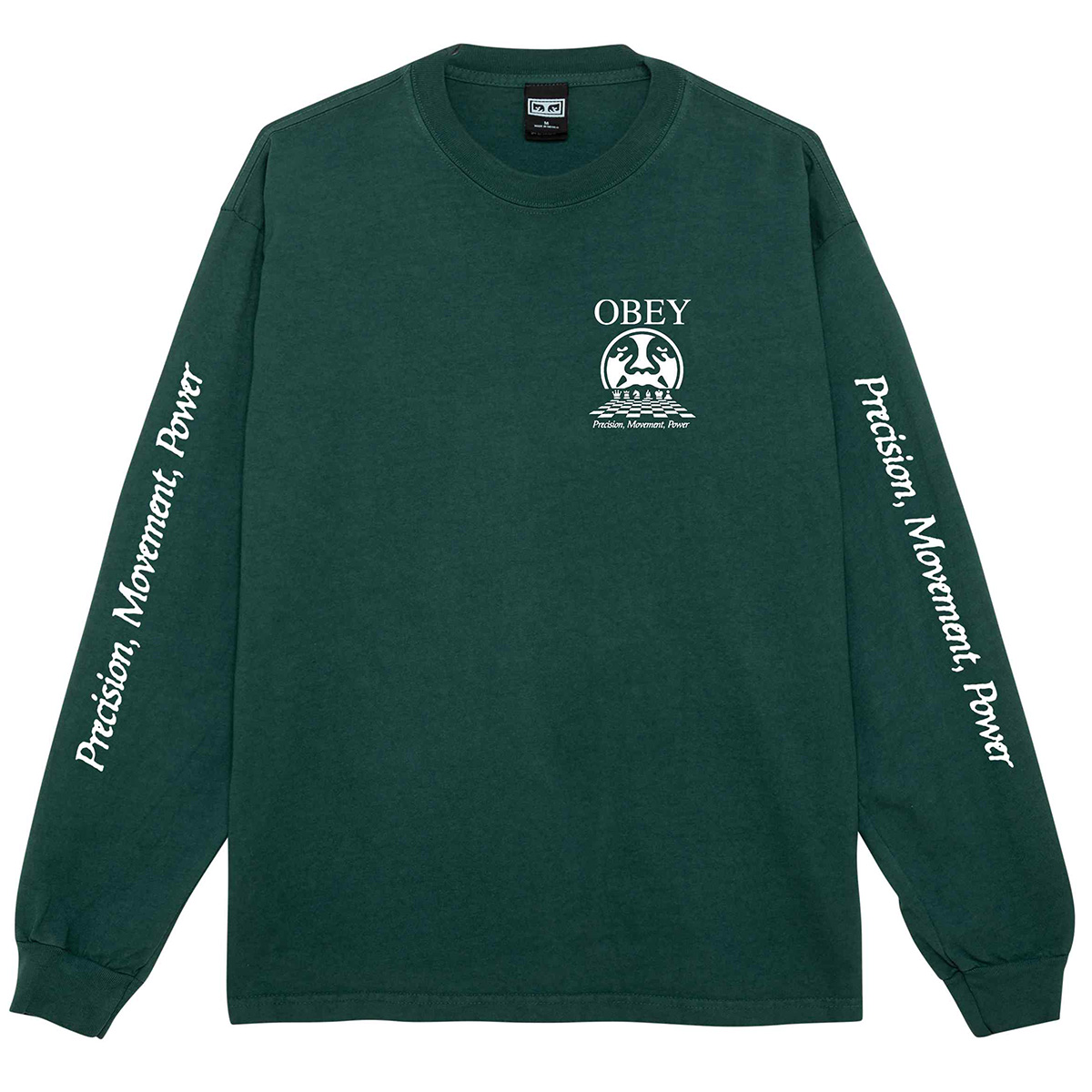 Obey Precision Longsleeve T-Shirt Pigment Rainforest Obey Precision Longsleeve T-Shirt Pigment Rainforest