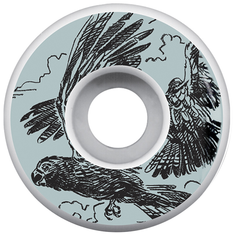 Picture Wheel Co Ben Horton Glossy Black Cockatoo Conical Shape Wheels 101A 51mm