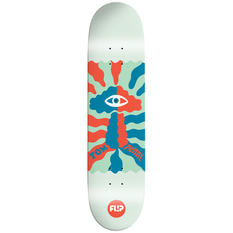 Flip Penny Block Skateboard Deck 8.0