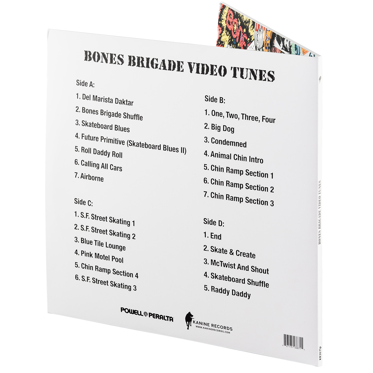 Powell Peralta Vinyl LP Bones Brigade Video Tunes | Skatestore