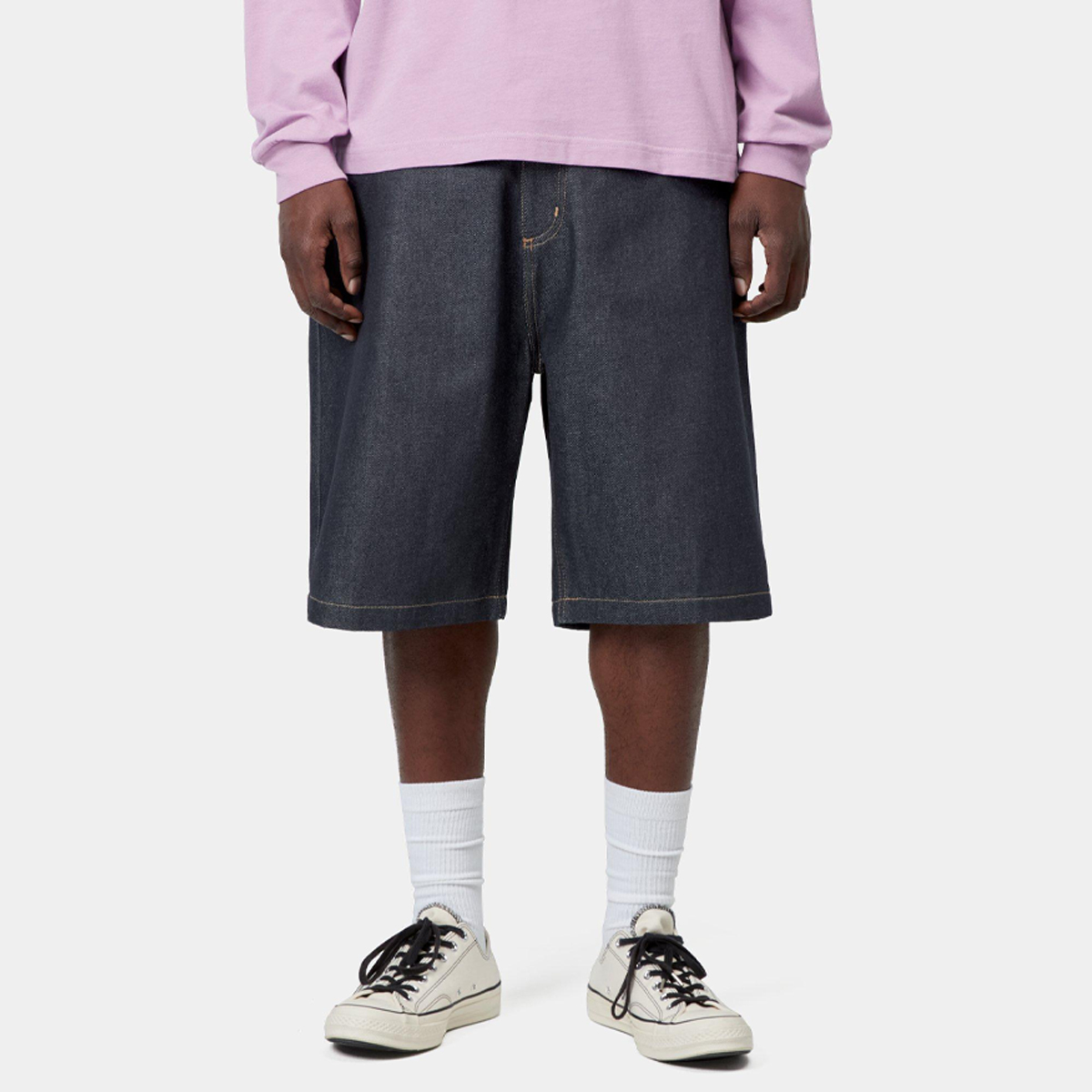 Carhartt WIP Brandon Short Blue Rigid