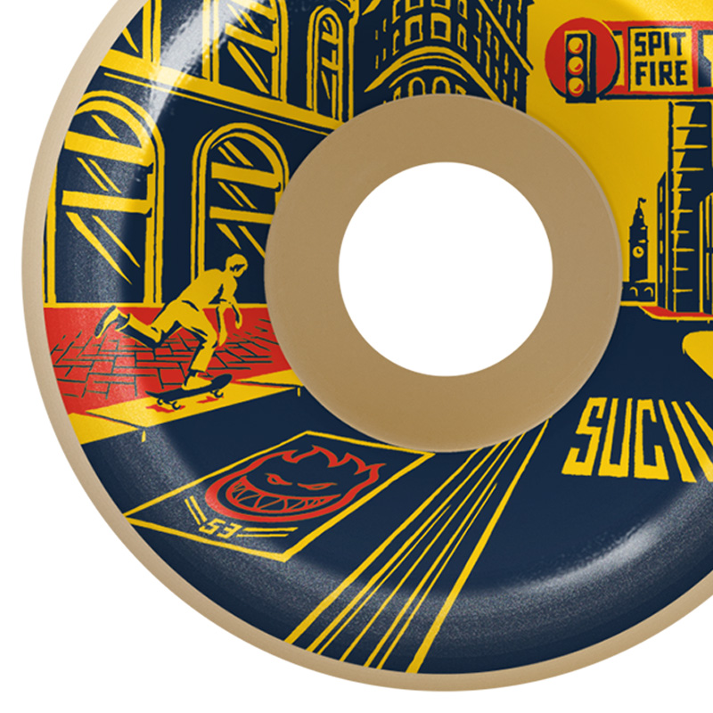 Spitfire Formula Four Suciu Market Conical Full Wheels 99D 54mm Spitfire Formula Four Suciu Market Conical Full Wheels 99D 54mm