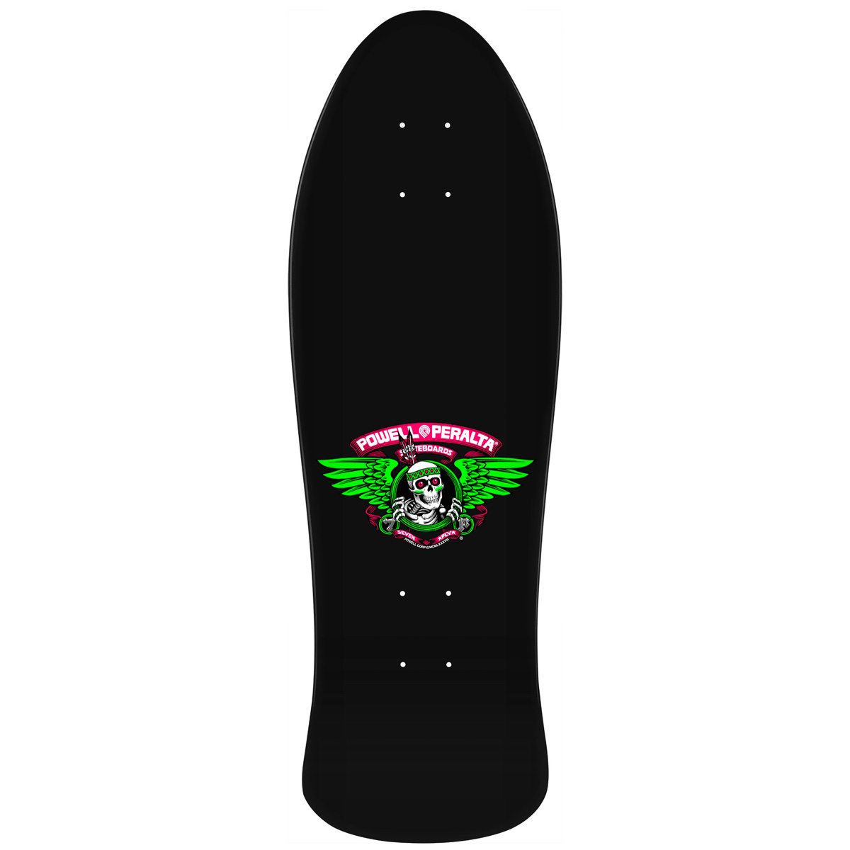 Powell-Peralta Steve Saiz Totem 05 Skateboard Deck Blacklight Shape 282 10.0