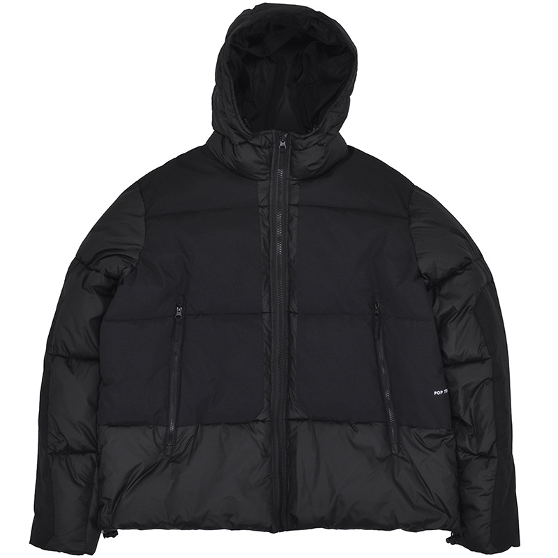 Pop Trading Company Puffer Jacket Black Pop Trading Company Puffer Jacket Black