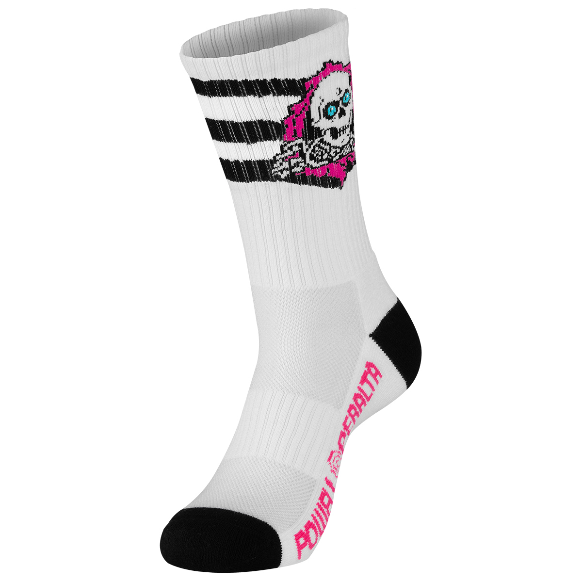 Powell Peralta Ripper Socks Stripes Pink/Black/White